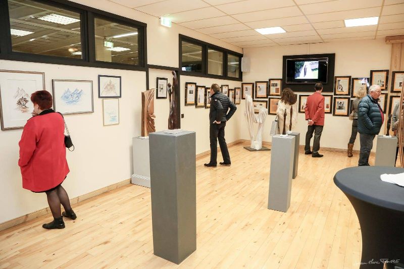 Exposition, Pierre Margara, Megève, Palais des Sports